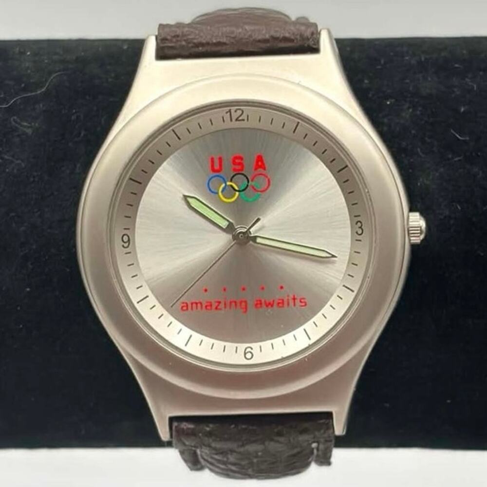 Silver & Black USA Men’s Watch